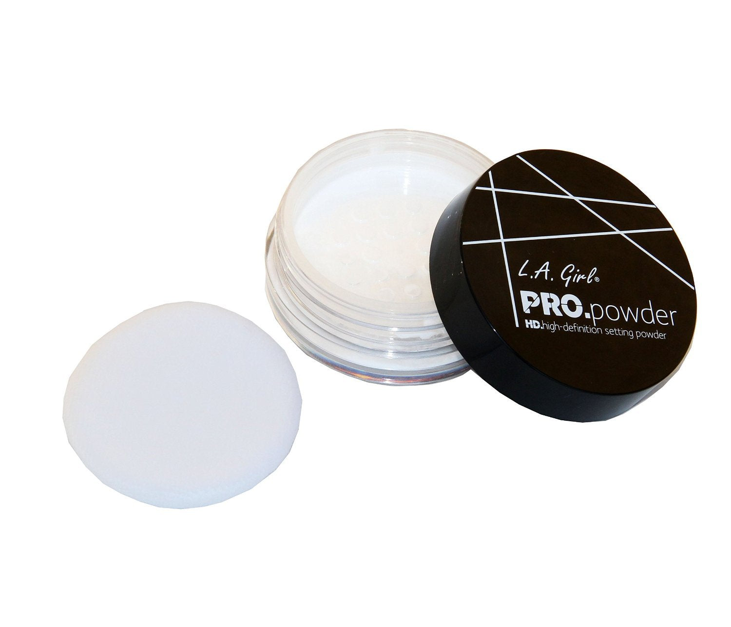 L.A. Girl BB Pro Powder translucent compact opened on a surface