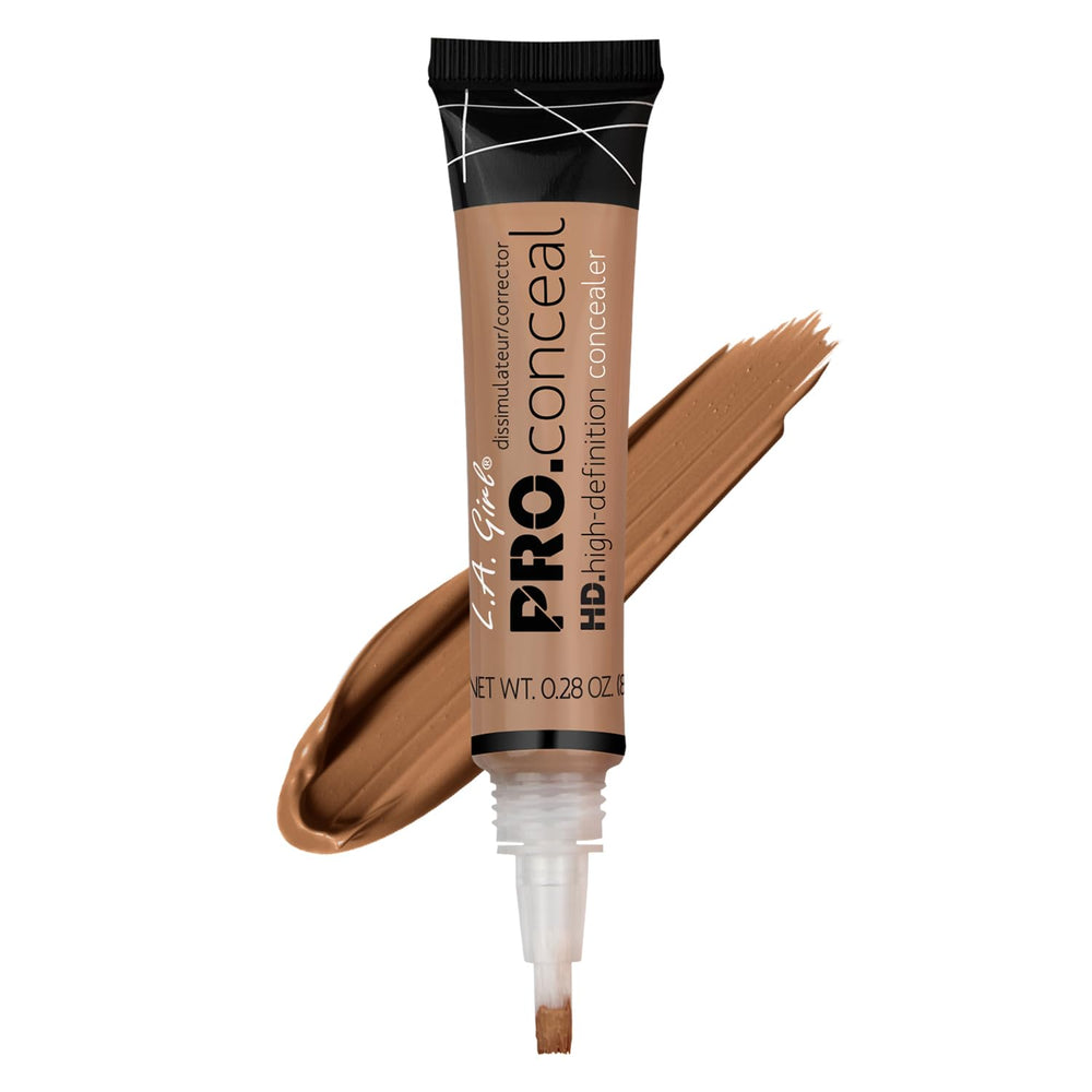 L.A. Girl HD Pro.Conceal Chestnut GC986 packaging and brush-tip applicator for precise daily use.