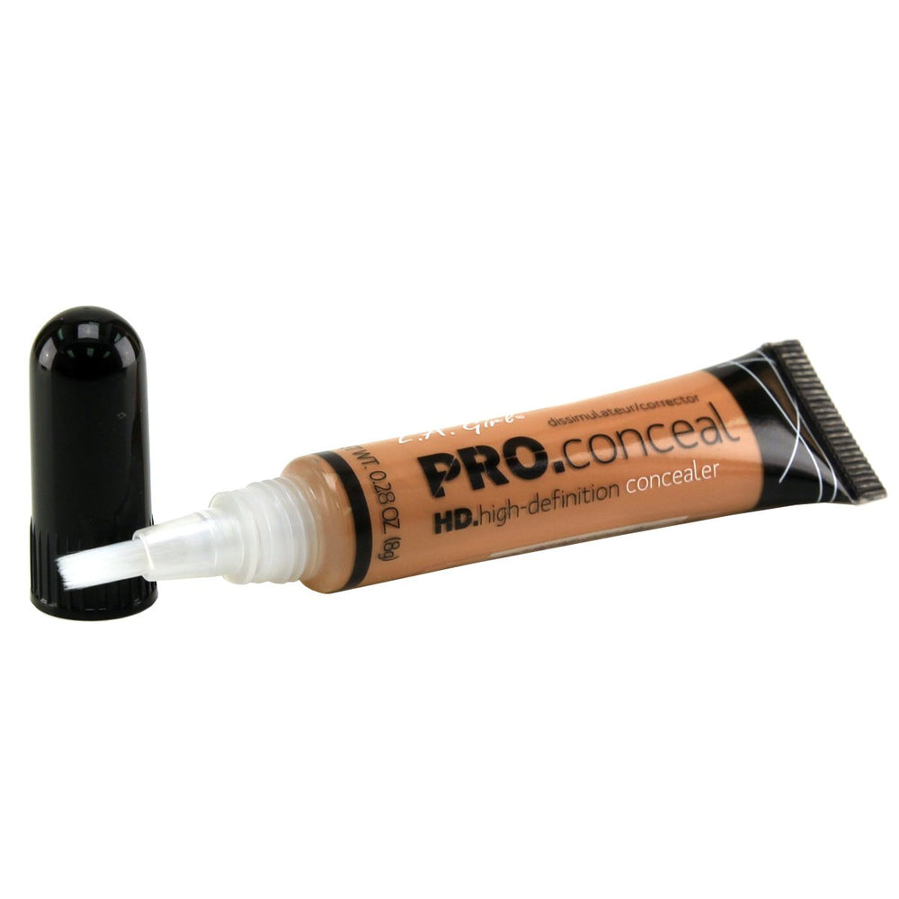 L.A. Girl brush-tip applicator demonstrates easy, precise coverage