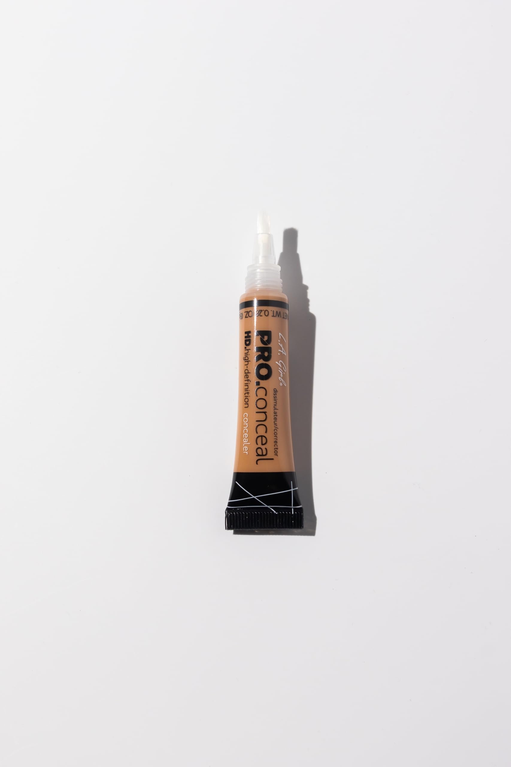 L.A. Girl Pro Concealer Medium Beige used for blemish conceal and under-eye.