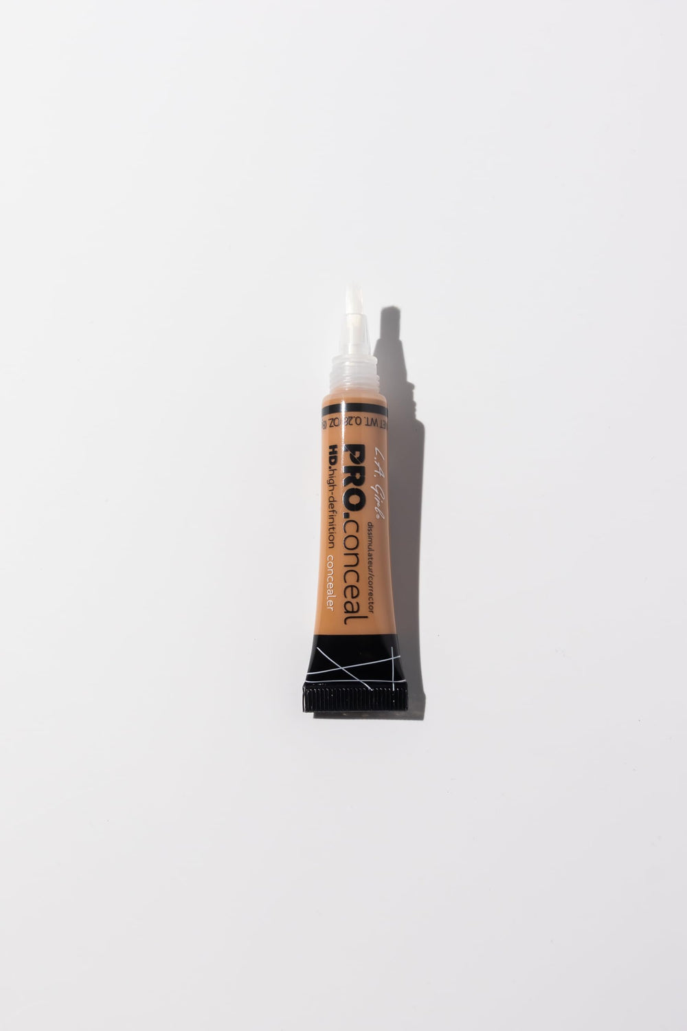 L.A. Girl Pro Concealer Medium Beige used for blemish conceal and under-eye.