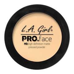 L.A. Girl PRO.Face Matte pressed powder Classic Ivory in compact for a smooth, oil-control finish.