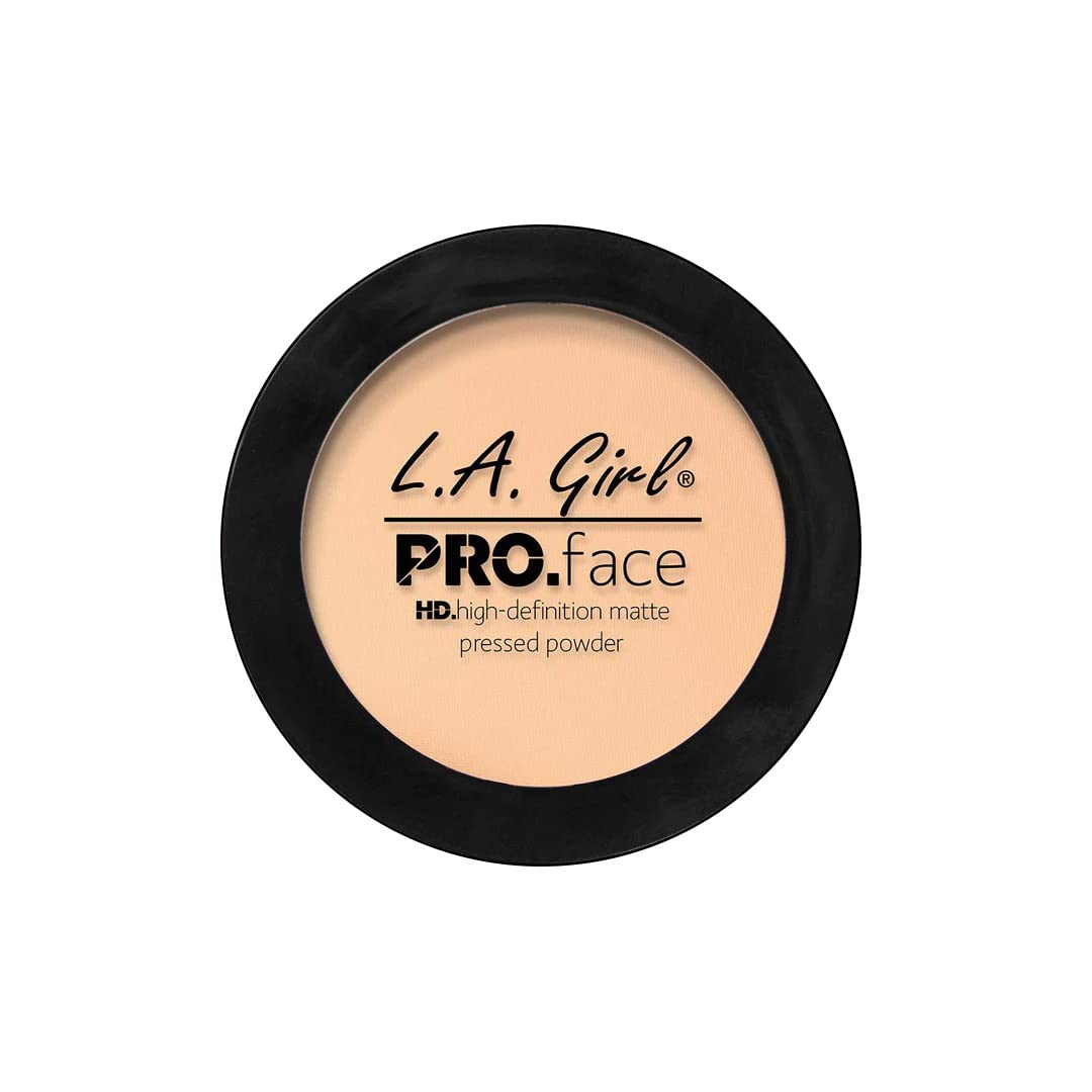 L.A. Girl Pro.Face Matte pressed powder Creamy Natural oil-control for all-day shine reduction.