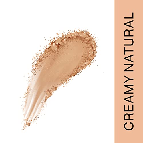 L.A. Girl Pro.Face Matte pressed powder Creamy Natural texture close-up shows velvety finish.
