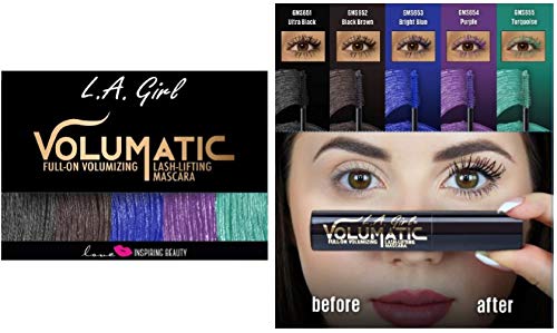 L.A. Girl Volumatic Mascara easy removal with warm water.