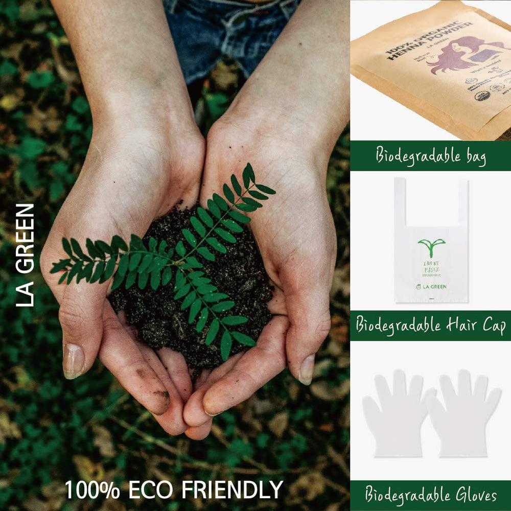 LA GREEN USDA organic label confirms natural ingredients.