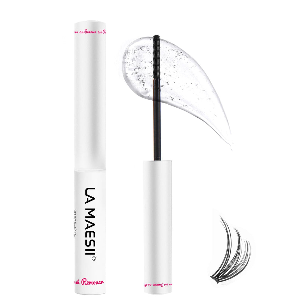La Maesii Lash Remover bottle pour safely dissolves lash glue for gentle removal.