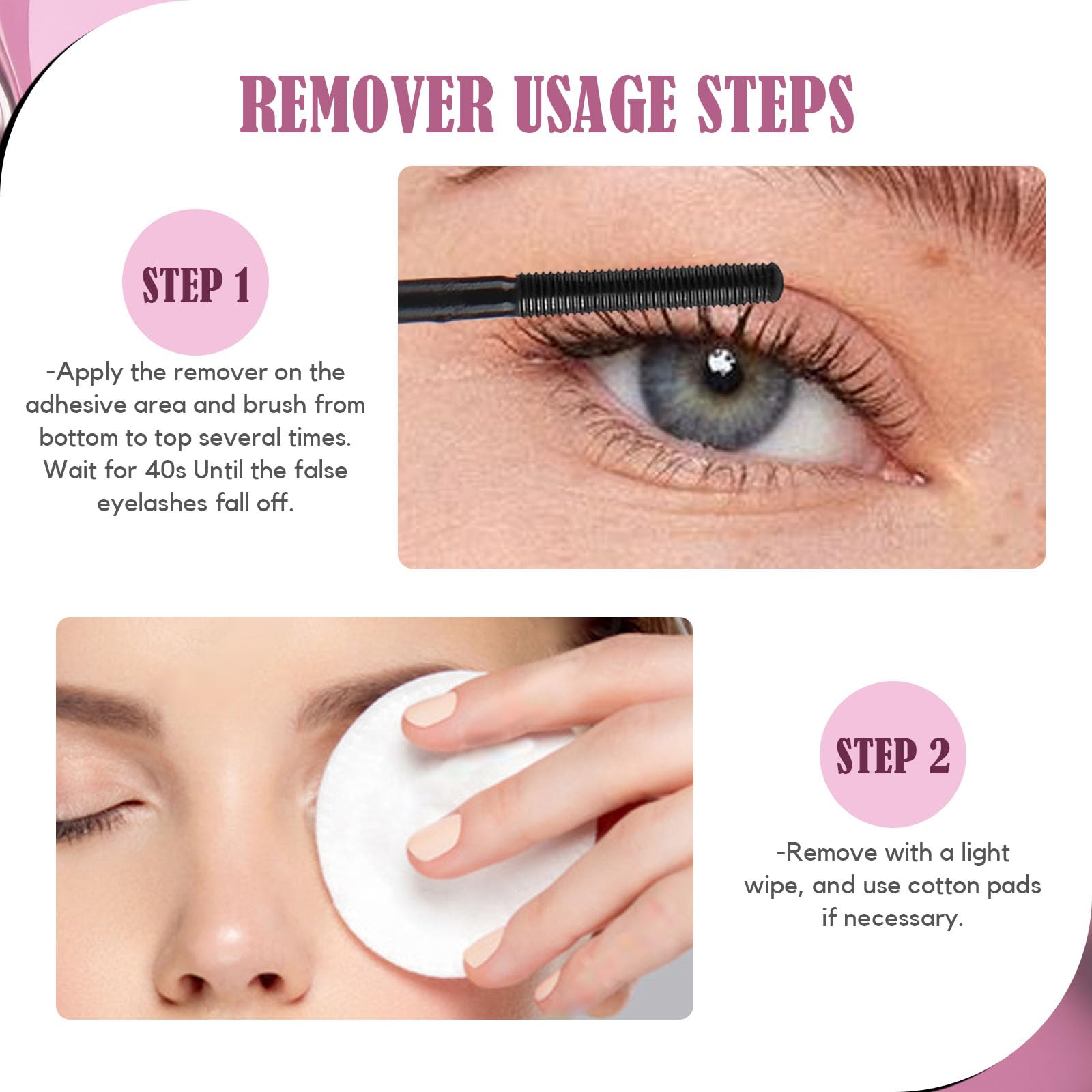 La Maesii Lash Remover packaging with clear guidance and reliable support.