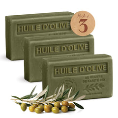 La Maison du Savon de Marseille trio soap bars with olive oil and organic shea butter