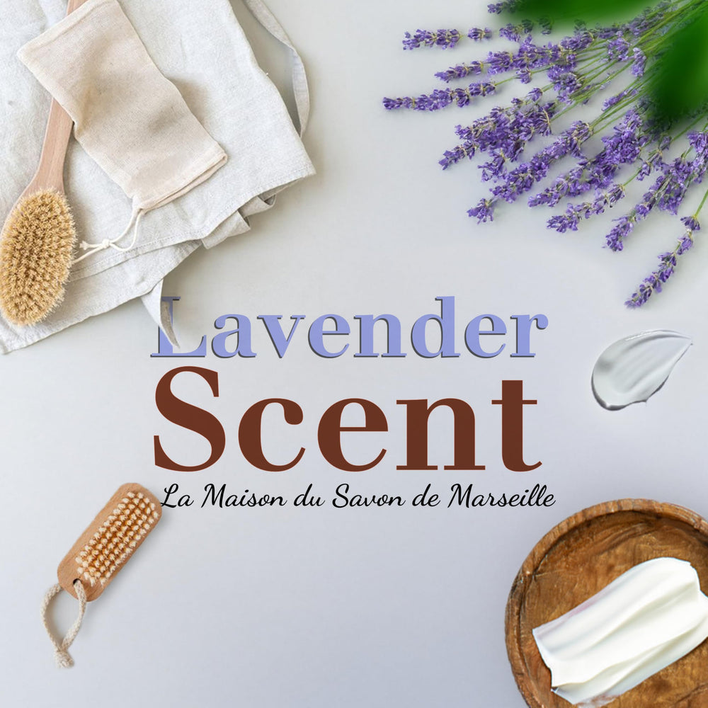 La Maison du Savon de Marseille lavender scent evokes Provencal fields during daily cleansing.