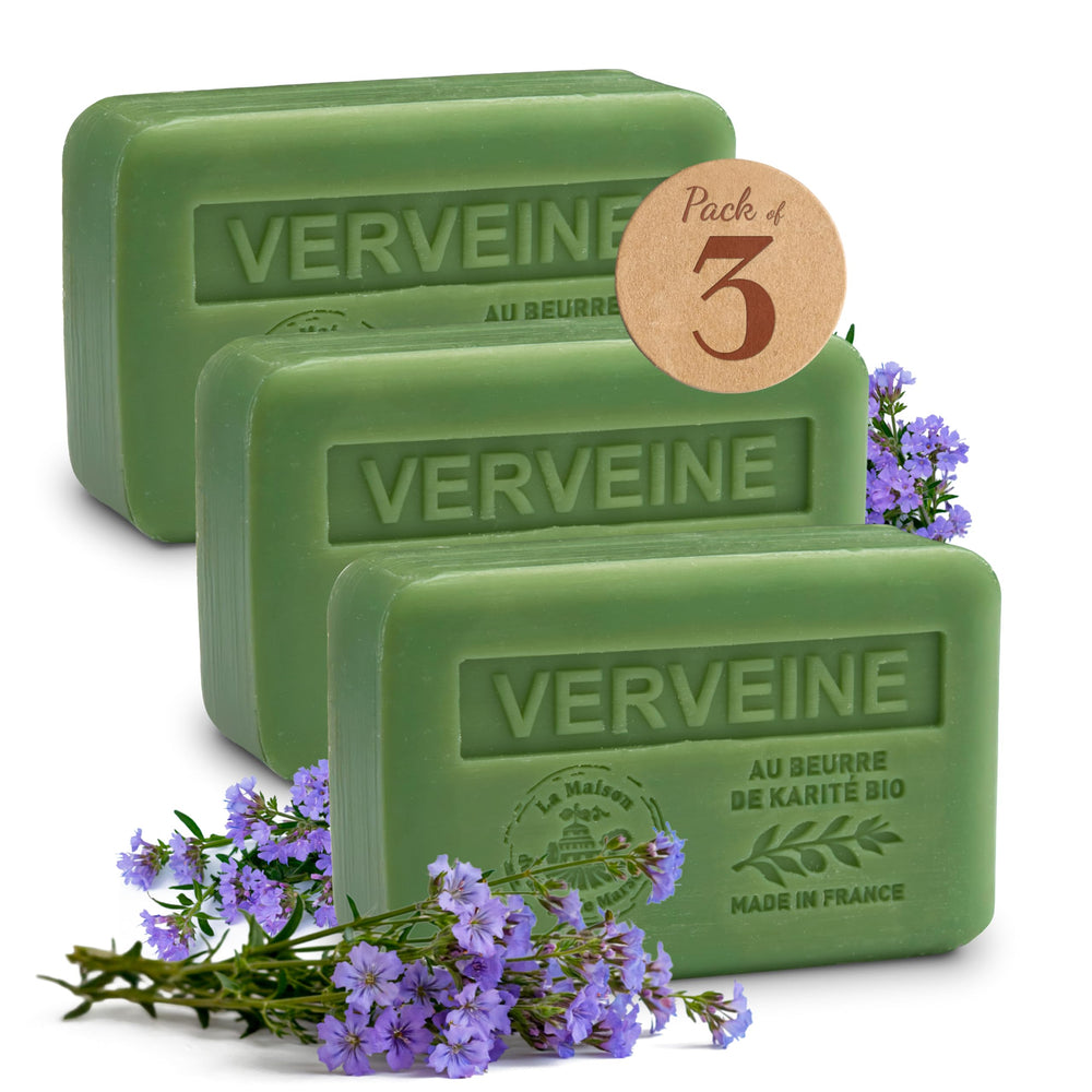 La Maison du Savon de Marseille Verbena soap bar—silky lather for daily cleansing.