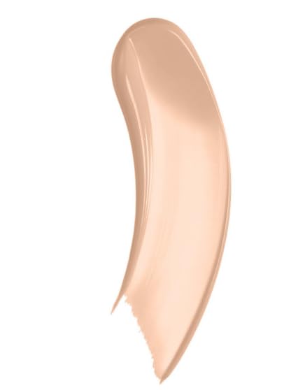 La Mer The Soft Fluid Foundation swatch showing buildable coverage with radiant finish