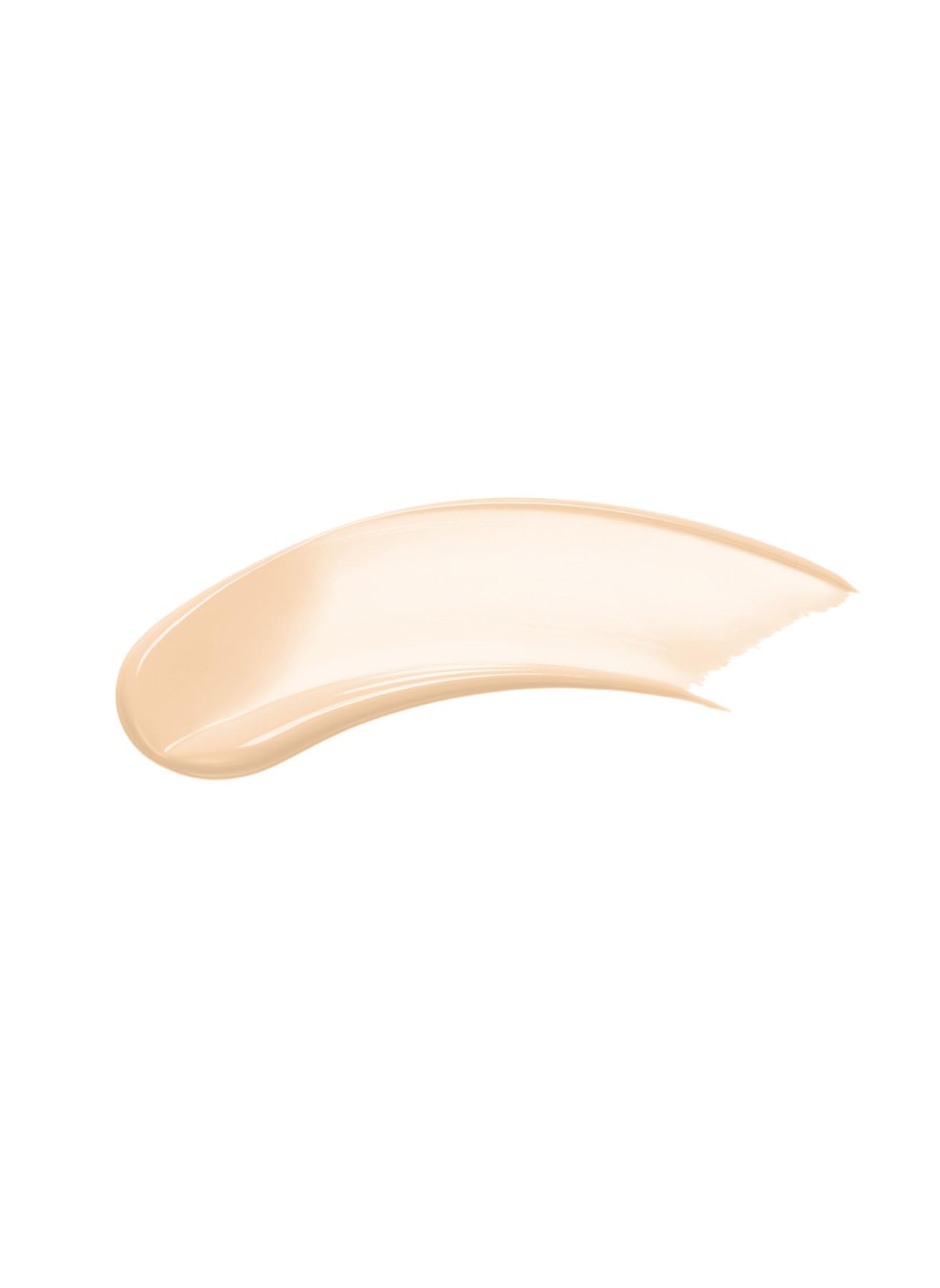 La Mer The Soft Fluid Foundation Linen swatch offers lightweight, long-wearing finish for everyday wear.