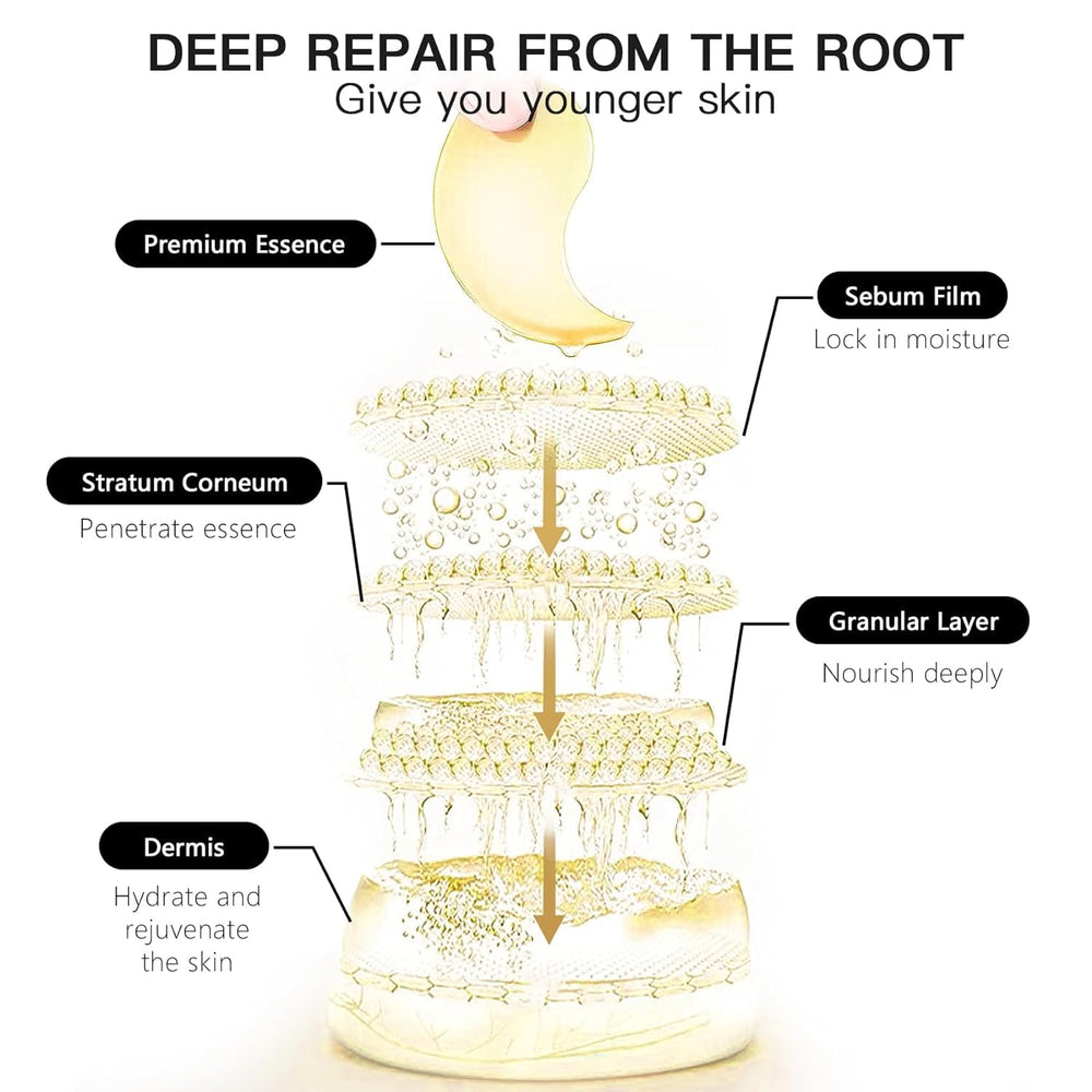 LA MIURA 24K gold under-eye patch ingredients featuring collagen and hyaluronic acid for nourishment