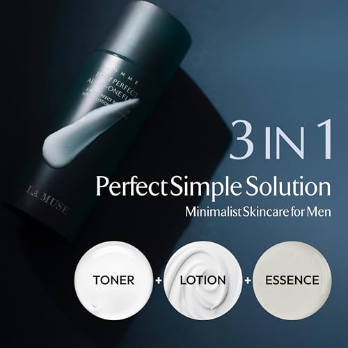 LA MUSE Homme application routine image – quick, effortless care after shaving.