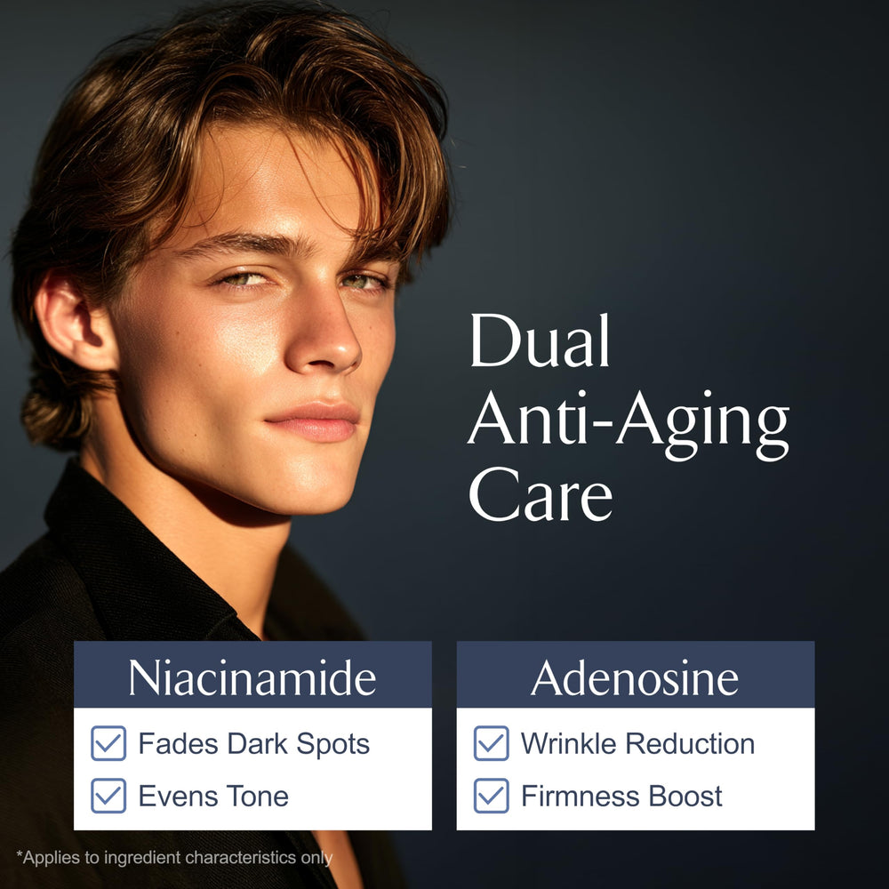 LA MUSE Homme ingredients – centella asiatica, fig, kelp, argan oil.