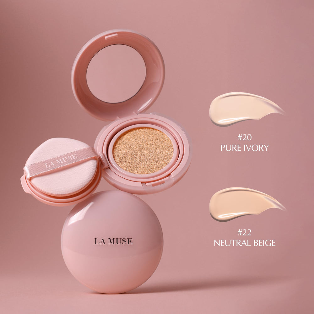 LA MUSE cushion offers 24-hour wear with comfortable adhesion
