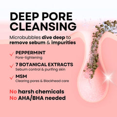 Foamy La Noubelle MPC Bubble Cleanser ready for makeup removal