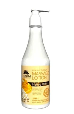 La Palm Honey Pearl Lotion 8oz bottle delivers rich hydration for daily skin softness.