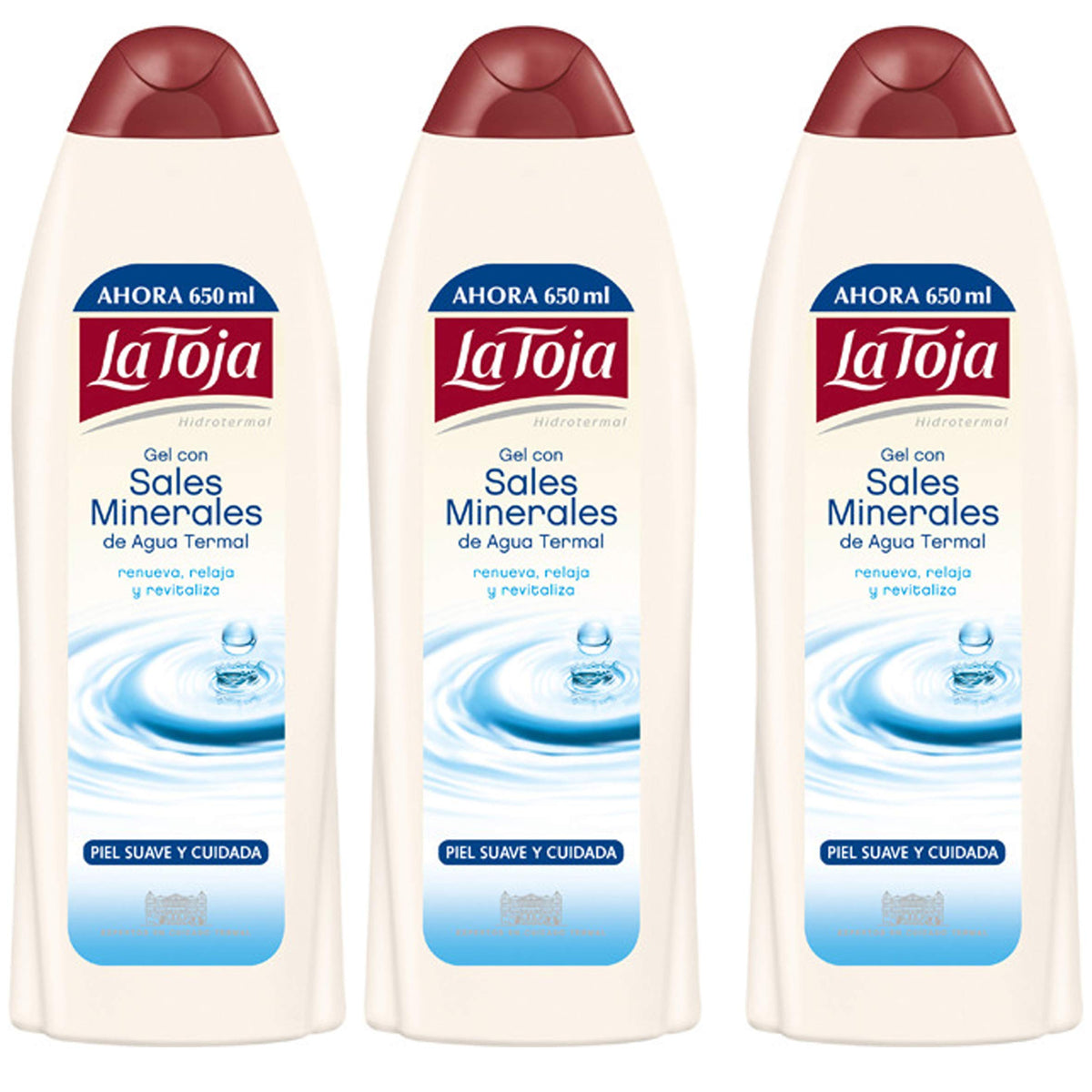 La Toja Shower Gel triple pack bottles for daily cleansing ritual