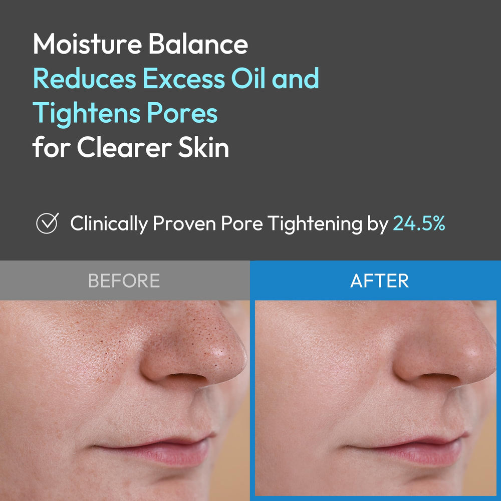LAB BY He is_ pores tightening closeup illustrating smoother pores
