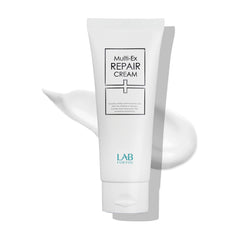 Lab for you Multi-Ex Repair Cream jar front view showing a hydrating appearance for sensitive skin.