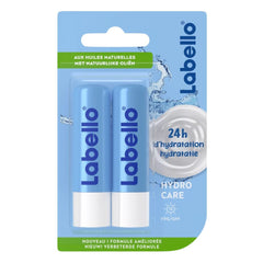 Labello Hydro Care double-pack lip balm with SPF 15 for daily lip protection