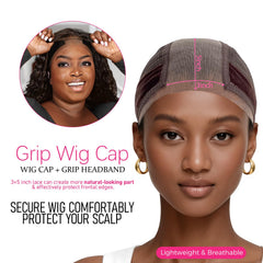Labhairs transparent lace cap offers discreet, natural look under wigs