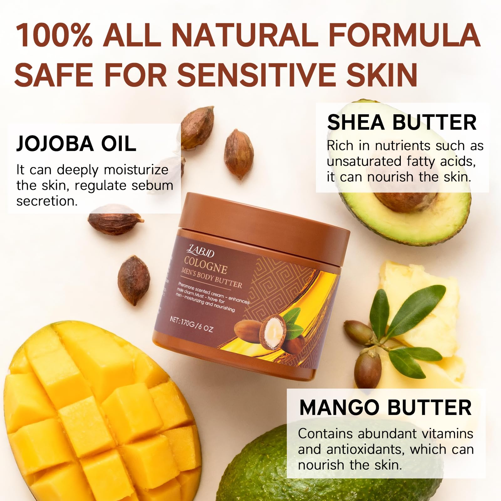 LABJD Cologne Body Butter 2-pack packaging highlights gift-ready presentation