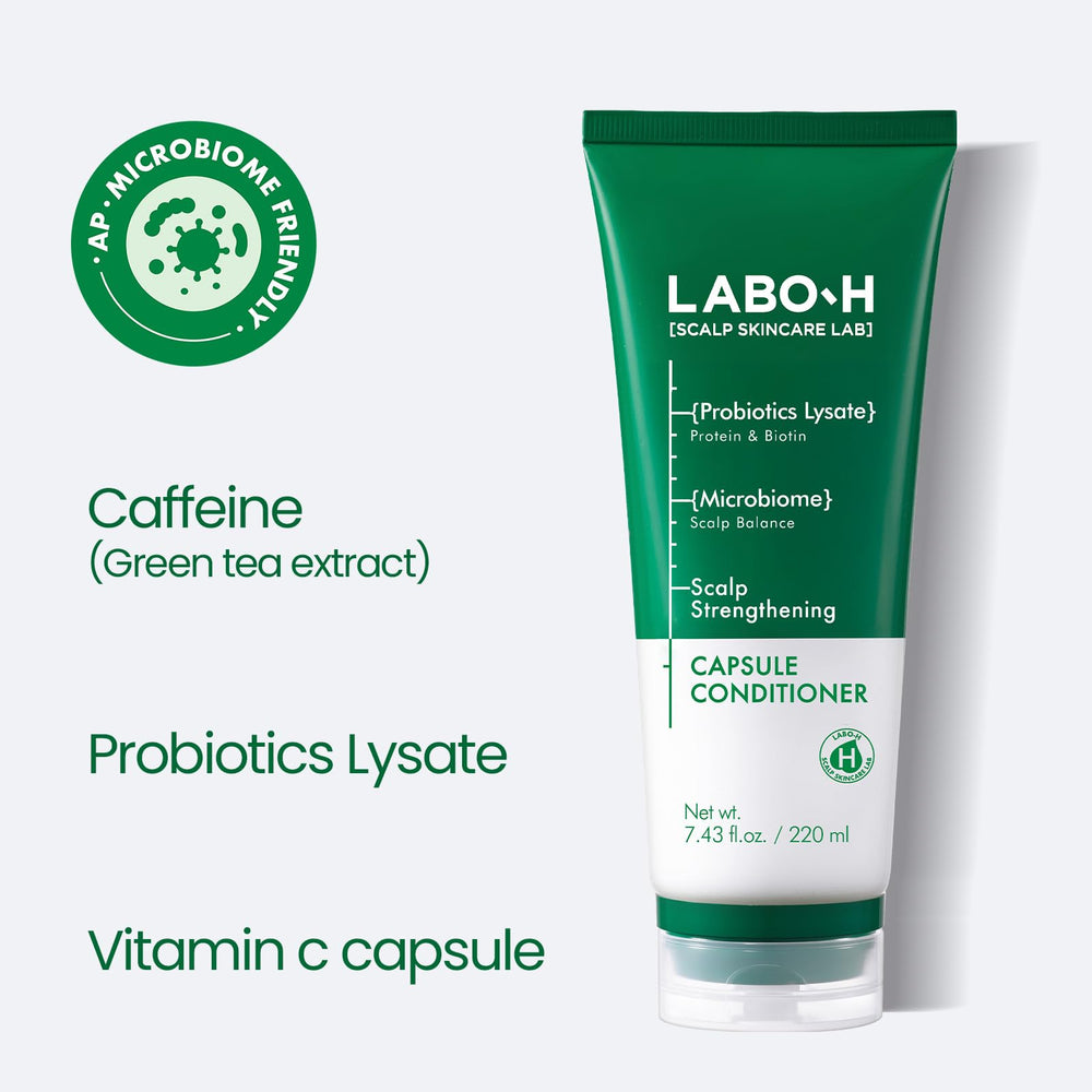 LABO-H hair masque application covers scalp and lengths for nourishment.