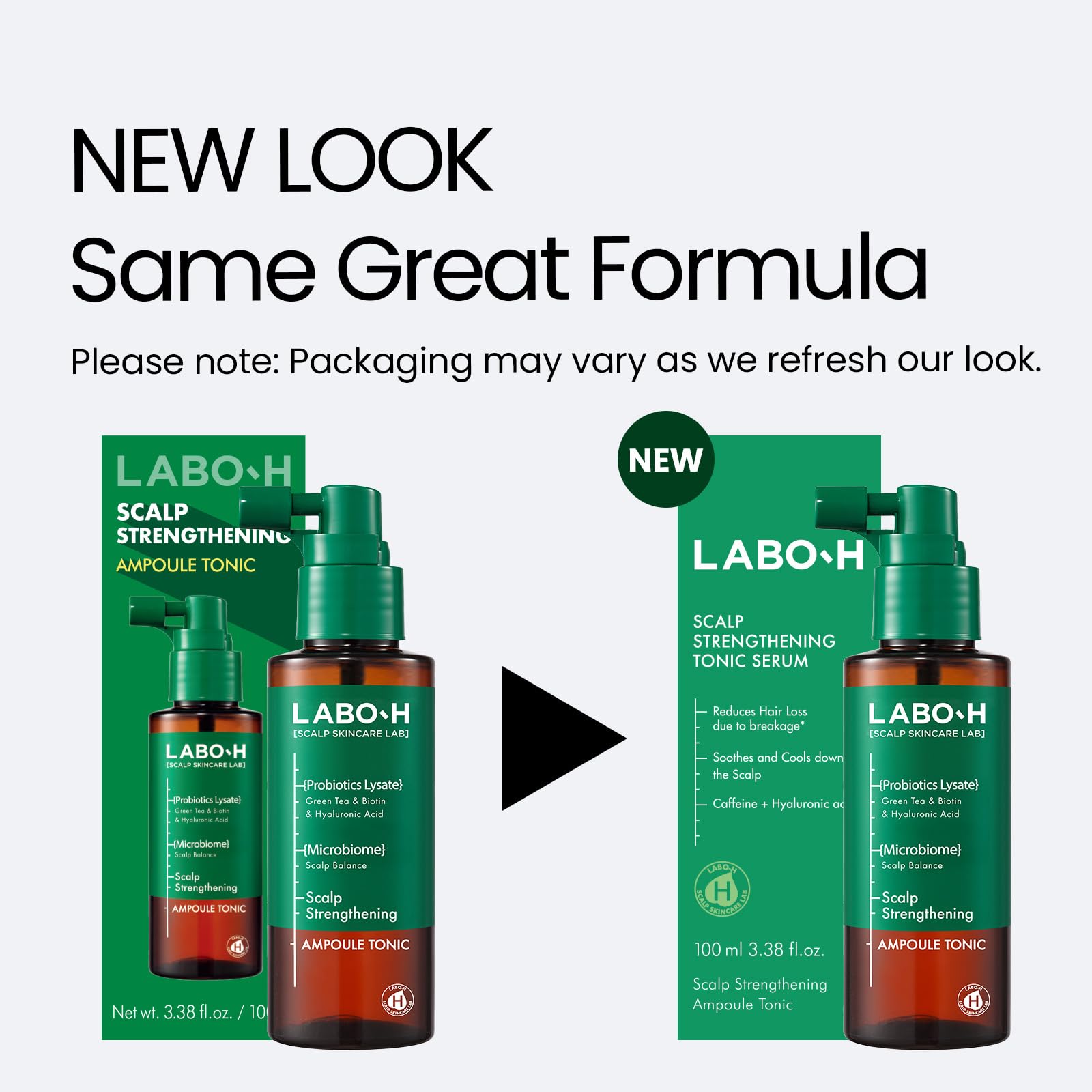 LABO-H spray used in daily routine for quick scalp refresh