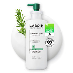 LABO-H Scalp Strengthening Shampoo bottle pour for healthier hair