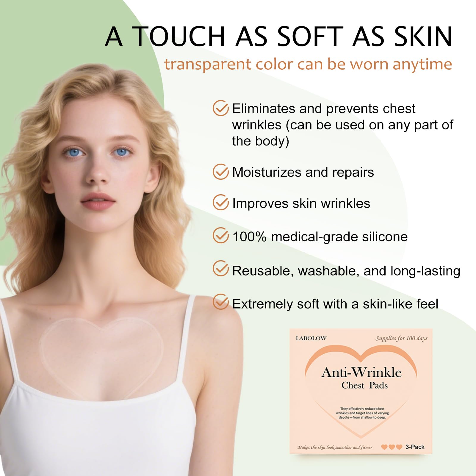 LABOLOW silicone patches smoothing and hydration while you sleep