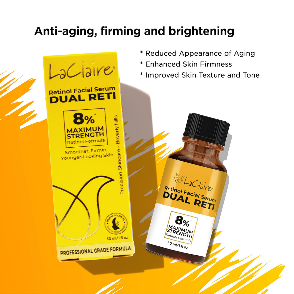 LaClaire Retinol Complex skin texture after use suggests smoother appearance.