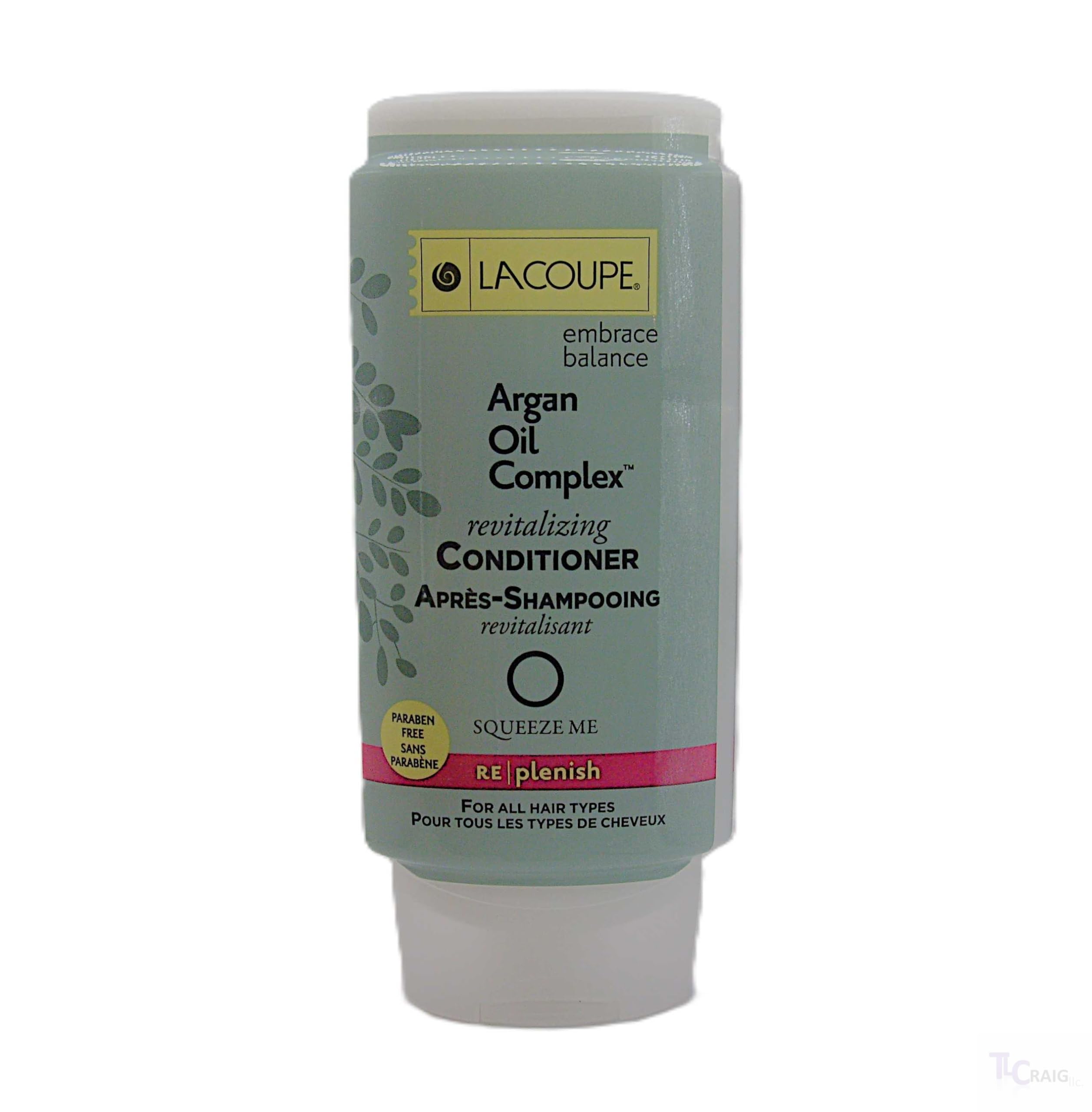 LACOUPE Embrace Balance Duo bottles on a bathroom shelf for daily at-home care.