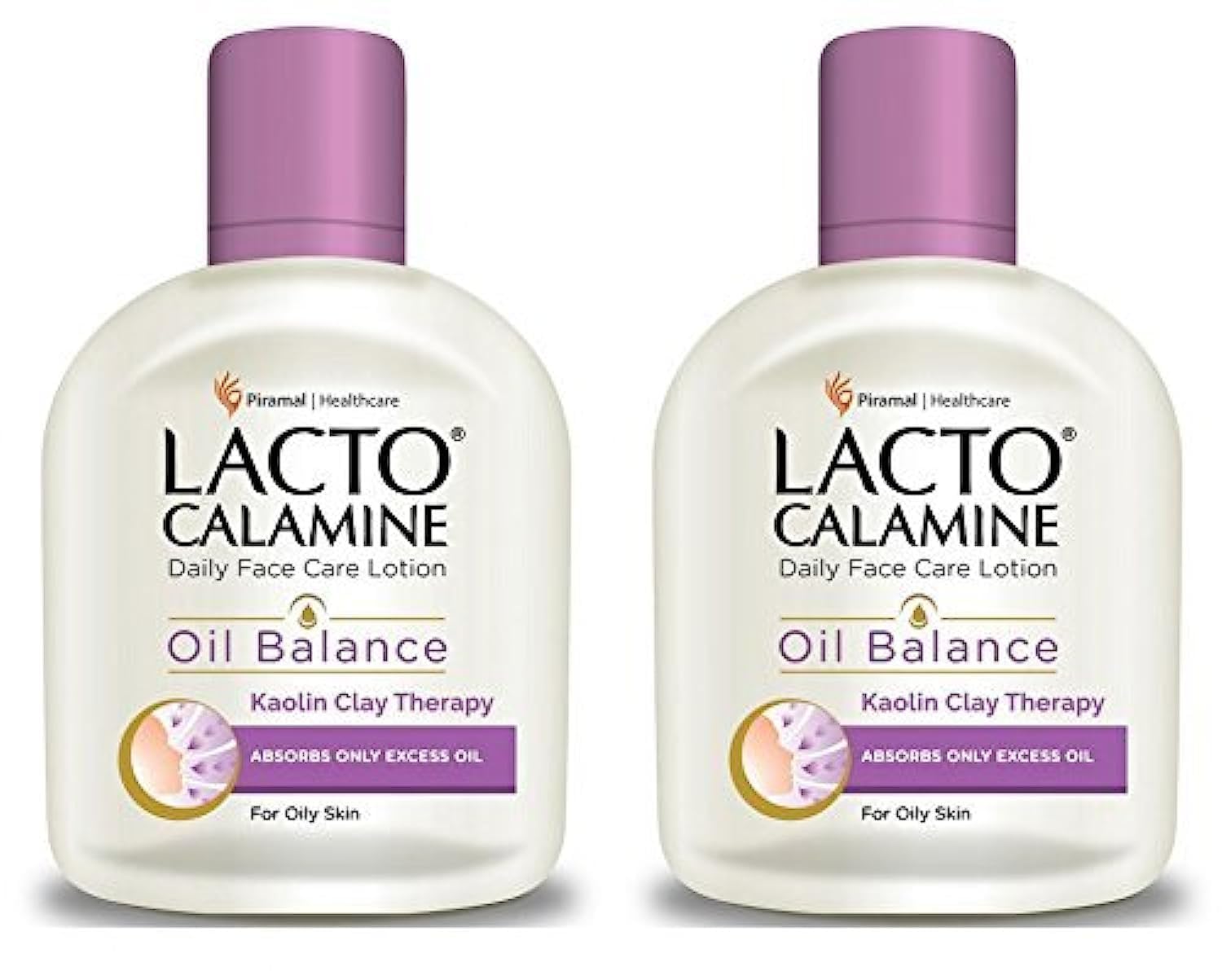 Lacto Calamine face moisturizing lotion bottle for balanced oil and shine control