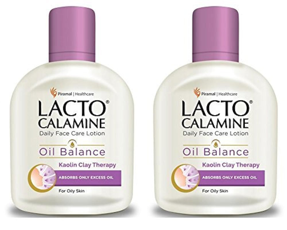 Lacto Calamine face moisturizing lotion bottle for balanced oil and shine control