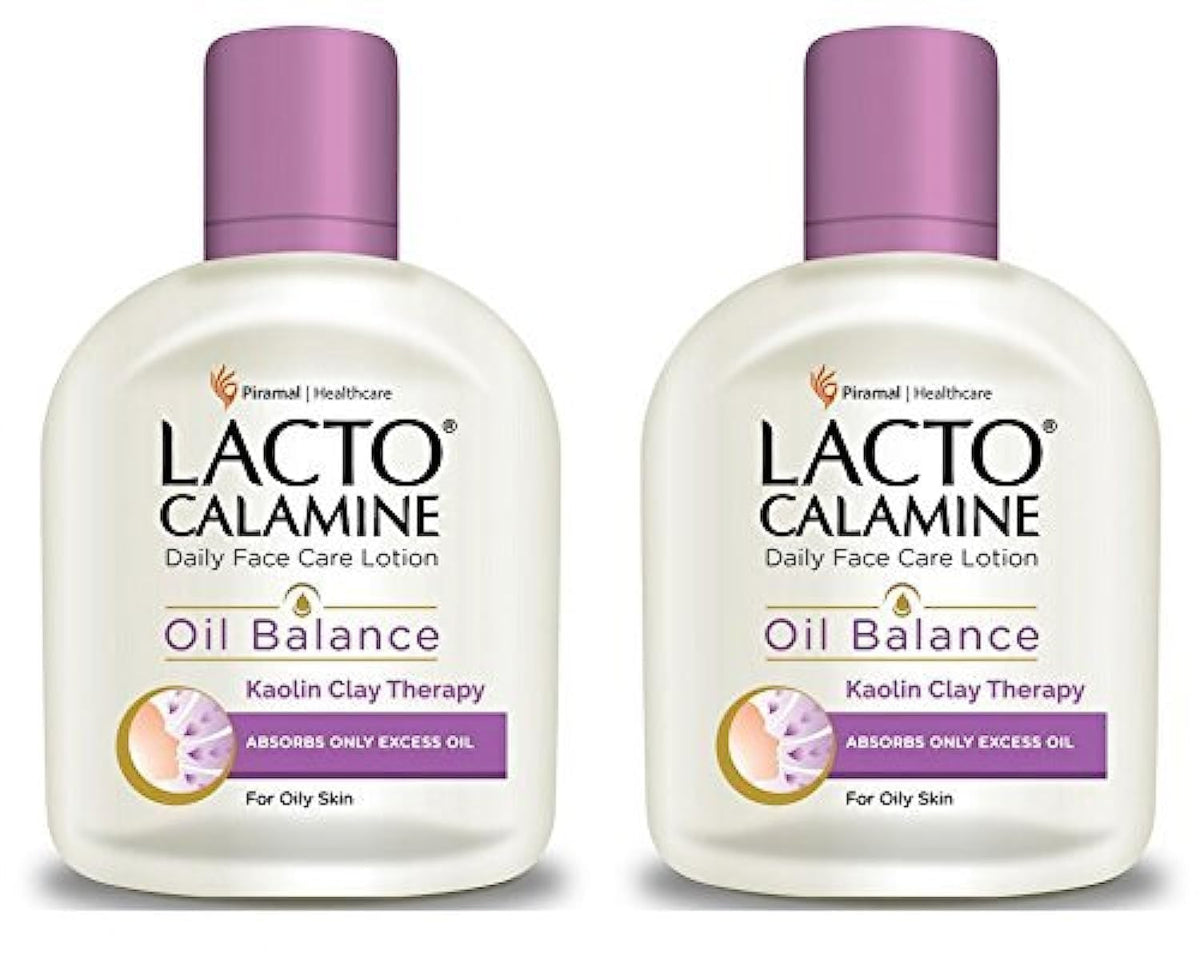 Lacto Calamine face moisturizing lotion bottle for balanced oil and shine control