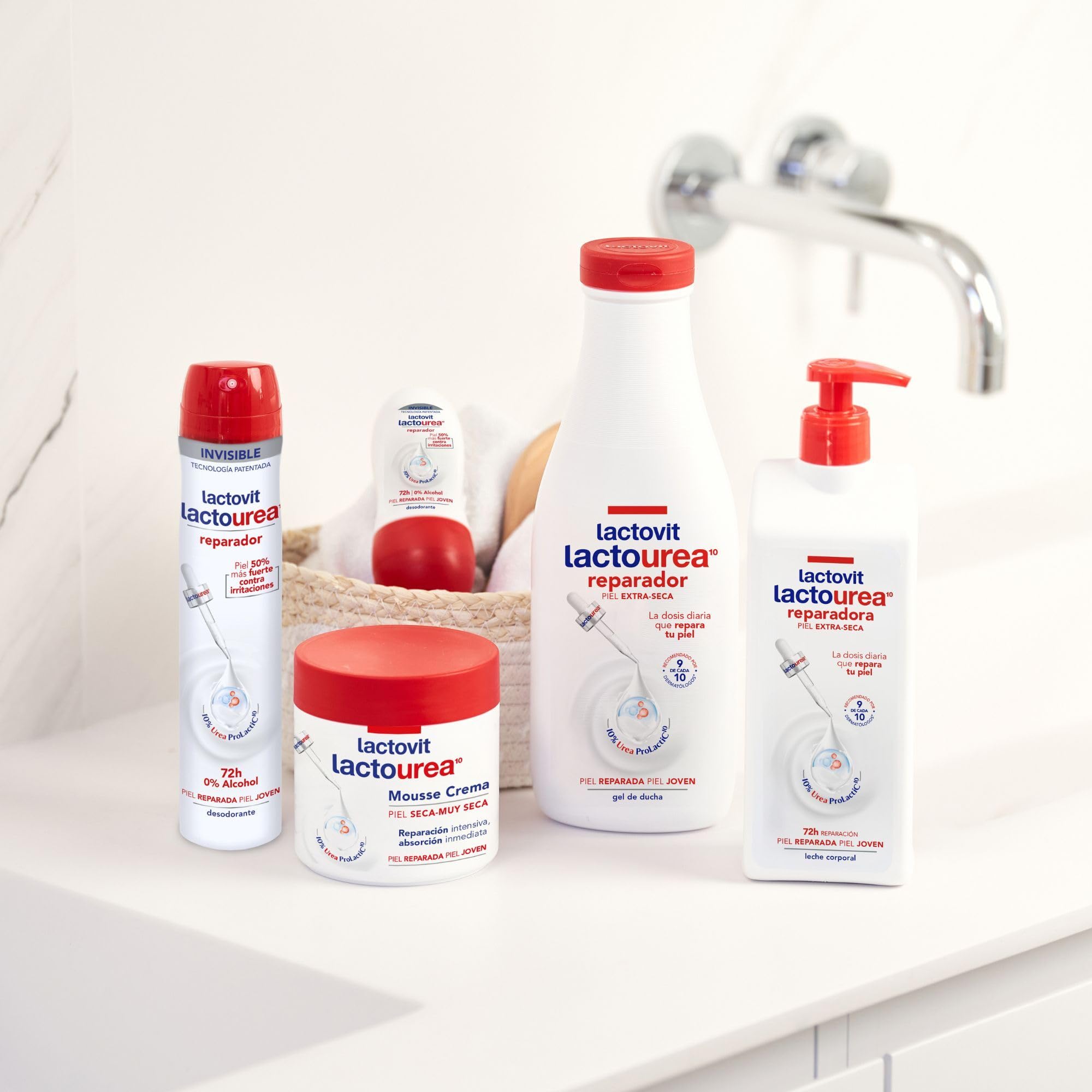 Soft, comfortable underarms after using Lactovit Reparador deodorant.