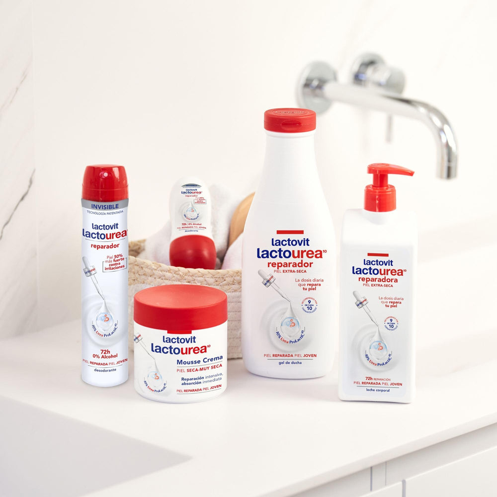 Soft, comfortable underarms after using Lactovit Reparador deodorant.