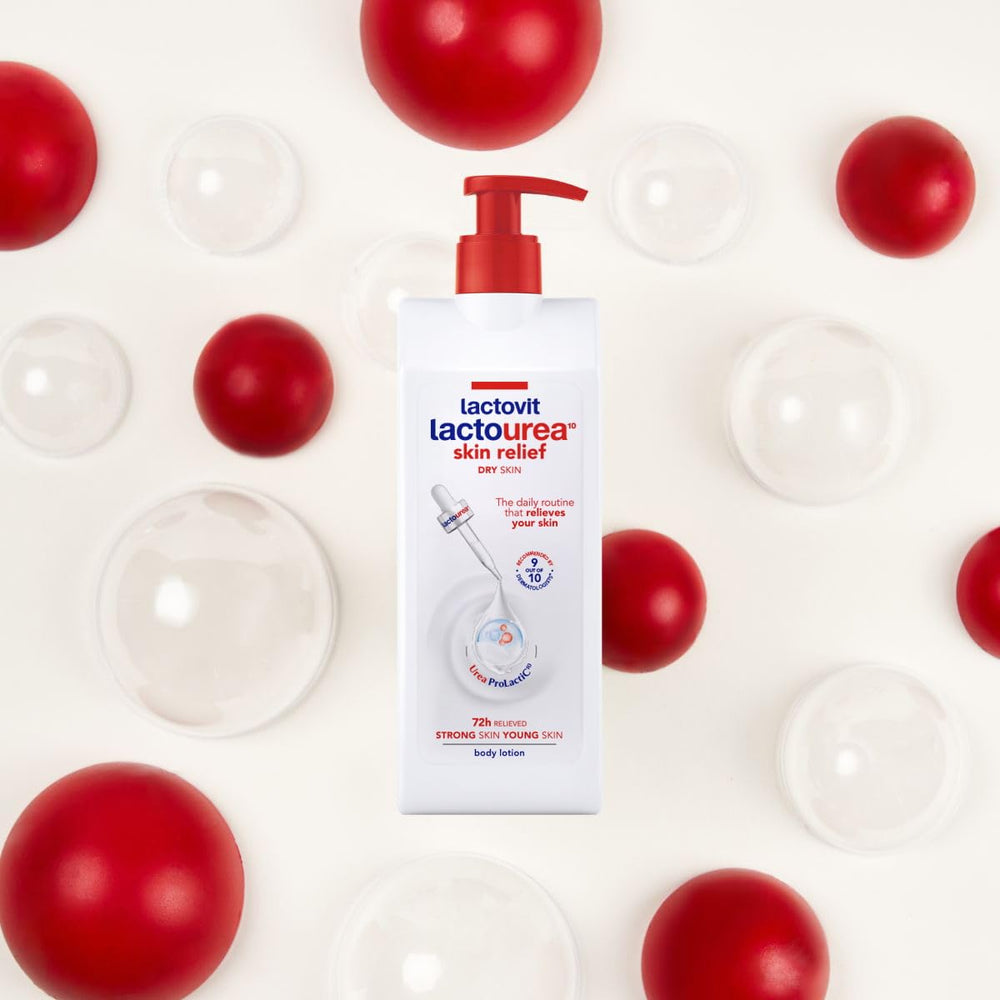 Lactovit Lactourea application on hand suggests daily moisturising routine
