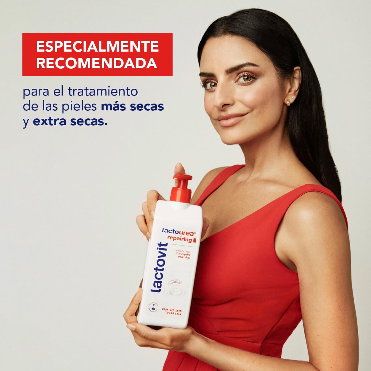 Post-application look of skin after using Lactovit Lactourea Body Milk