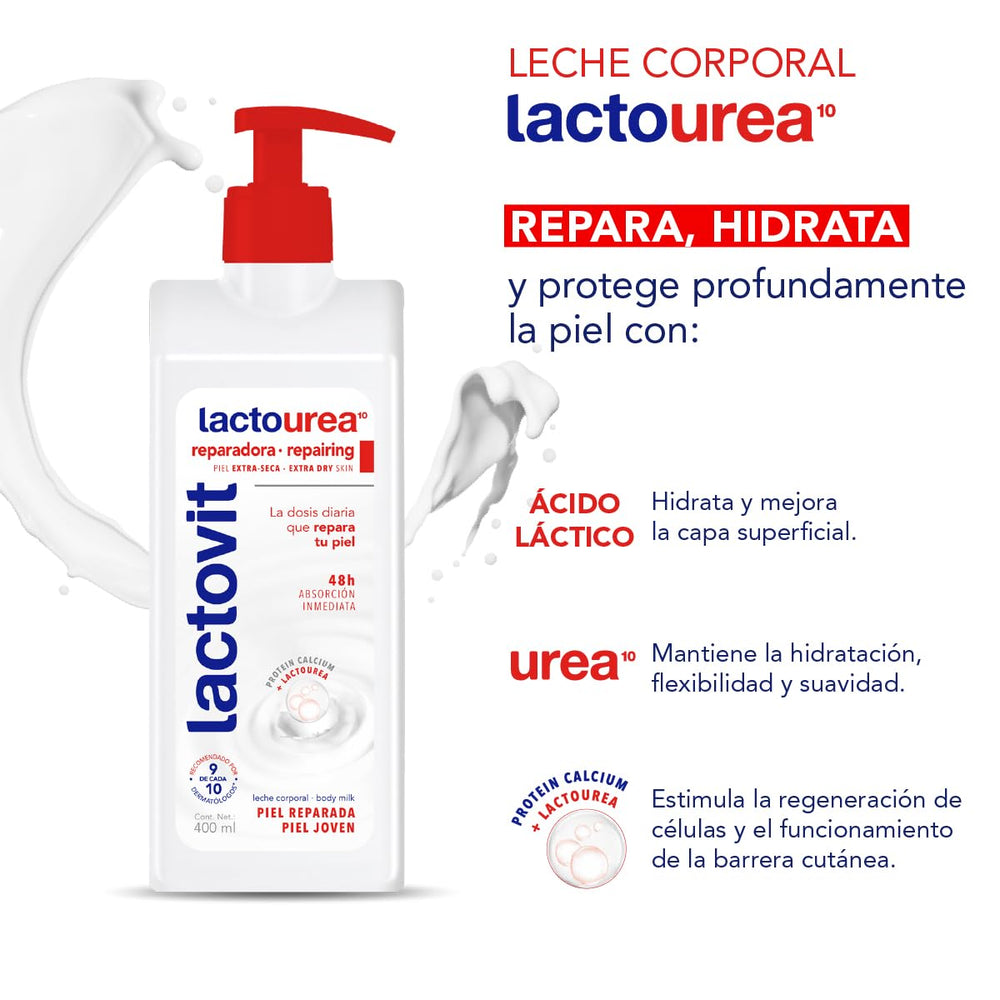 Lactovit Lactourea Body Milk with a subtle, refreshing fragrance