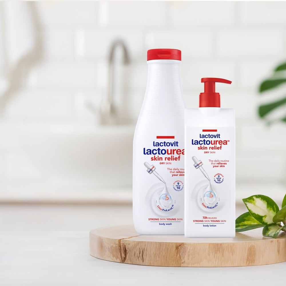 Lactovit LACTOUREA: ingrédients Urée pure pour nourrir la peau.