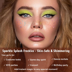 LADDYFOX shows how to apply freckle patches to the skin quickly