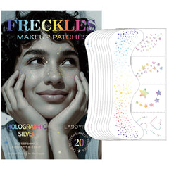 LADDYFOX holographic freckle patches add instant shimmering accents for events