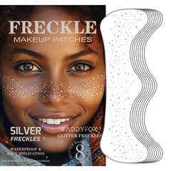 LADDYFOX silver glitter freckles patches for a dazzling festival look that lasts all day