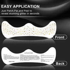 LADDYFOX waterproof glitter tattoos stay put through sweat and activities.