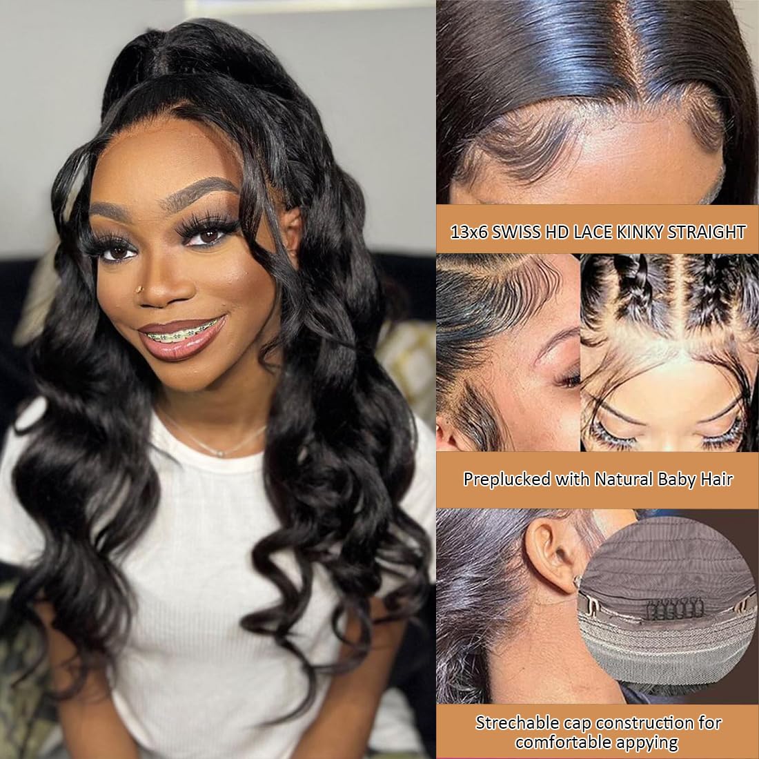 Ladoux ear-to-ear lace frontal wig with deep parting for flexible styles