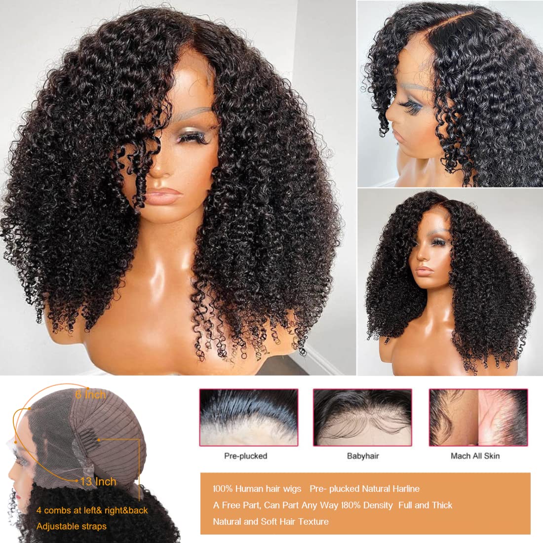 Ladoux 100% Brazilian virgin hair wig ready to dye or restyle